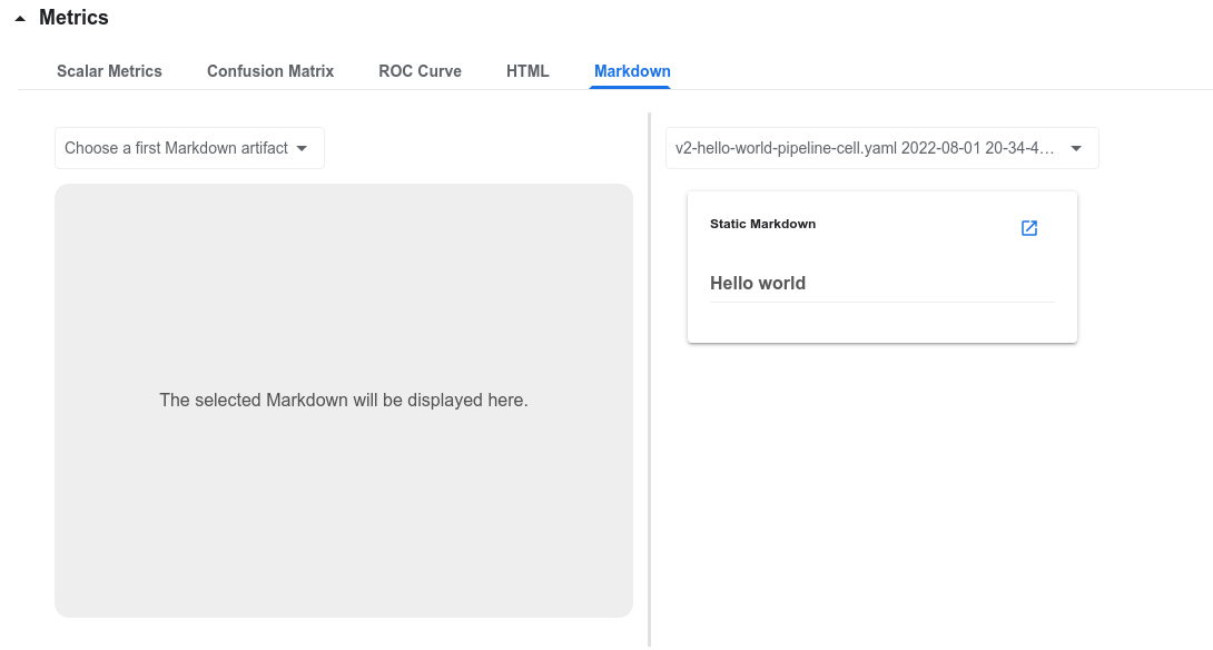 Markdown Comparison